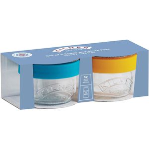 Produktbild für Vorratsglas Kilner 0025.024 Snackgläser, mit Silikondeckel