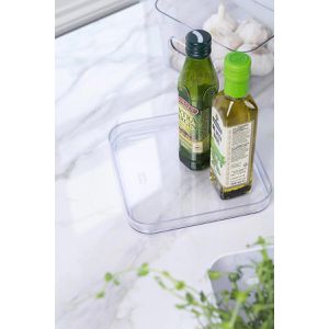 Produktbild für Deckel-Aufbewahrungsbox Smartstore Compact Square, transparent