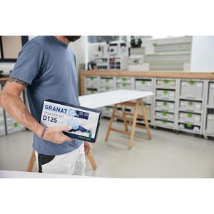 Produktbild für Schleifpapier Festool Granat D125 GR-Set, 578668