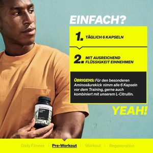 Produktbild für Arginin natural-elements Aminosäure L-Arginin, 365 Kapseln