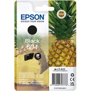 Epson 604 C13T10G140 Ananas, schwarz, 3,4 ml, 150 Seiten Tinte