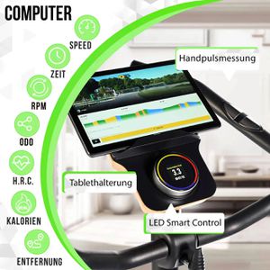 Produktbild für Ergometer Christopeit ET 3.1, 7 kg Schwungmasse, Upright-Bike