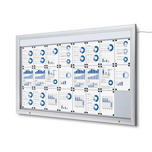 Produktbild für Schaukasten Showdown-Displays T-Linie LED B1 außen