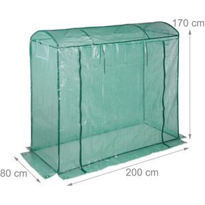 Produktbild für Gewächshaus Relaxdays 10026369, 1,6 m² Fläche