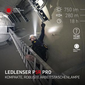 Produktbild für Taschenlampe Ledlenser P5R Pro, LED, aufladbar