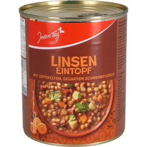 Produktbild für Fertiggericht JedenTag Linseneintopf