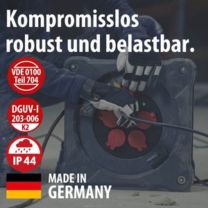 Produktbild für Kabeltrommel Brennenstuhl Professional, 33 + 5m
