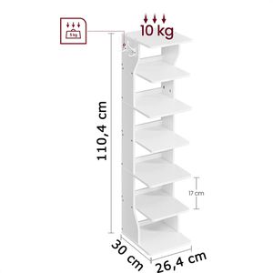 Produktbild für Schuhregal Vasagle LBS200T14, aus Holz