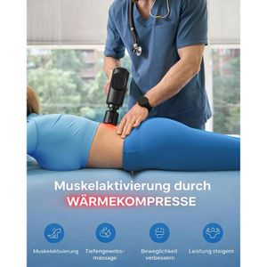 Produktbild für Massagepistole RENPHO Active Thermacool, mit Transporttasche