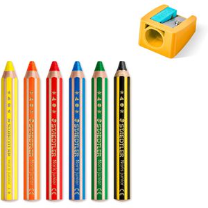 Produktbild für Buntstifte Staedtler Noris junior 140 C6P1, 3in1