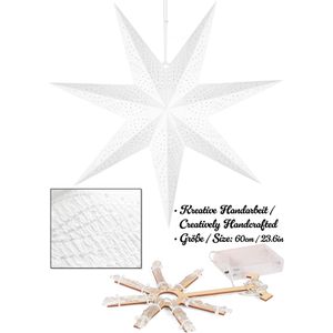 Produktbild für Weihnachtsstern BRUBAKER 77800, weiß