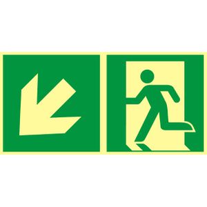 Produktbild für Hinweisschild Abtec ISO 7010 E001+E005, Kunststoff