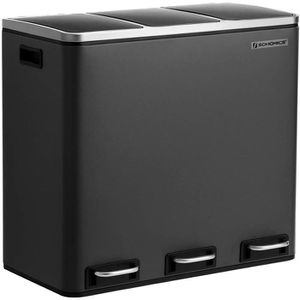 Mülleimer Songmics LTB54BK, schwarz