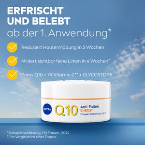 Produktbild für Tagescreme Nivea Q10 Anti-Falten Energy Tagespflege, LSF 15
