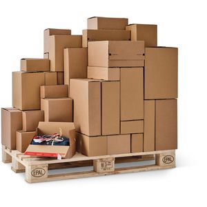 Produktbild für Faltkartons ColomPac 154401510, 1-wellig, 10 Stück