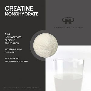 Produktbild für Kreatin Mammut Creatine Monohydrate, Pulver