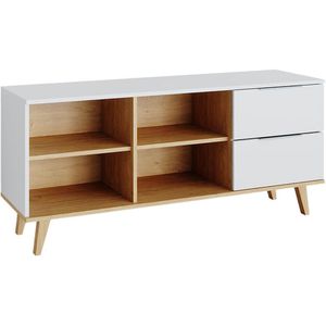 Sideboard Vicco Nautica, aus Holz, weiß / eiche