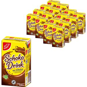 Produktbild für Milchdrink Gut&amp;Günstig Schoko-Drink, im Trinkpäckchen
