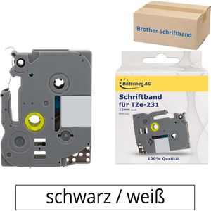 Schriftband Böttcher-AG für Brother TZe-231 CIV