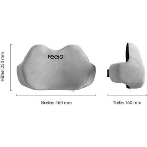 Produktbild für Rückenstütze feela 202 101, aus Stoff, waschbar