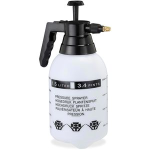 Drucksprüher Relaxdays Pumpsprühflasche, schwarz