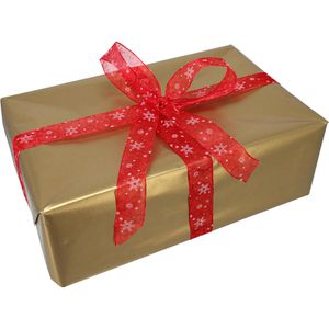 Produktbild für Geschenkband Präsent Trient, rot