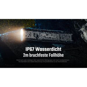 Produktbild für Taschenlampe Nitecore EDC07, LED, aufladbar