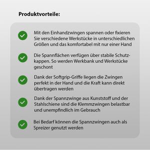 Produktbild für Einhandzwinge Trutzholm 7026