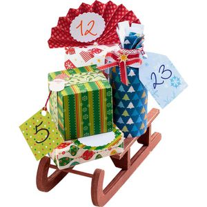 Produktbild für Motivpapier Folia 47249 Weihnachten III, 24 x 34 cm