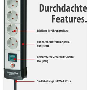 Produktbild für Steckdosenleiste Brennenstuhl Premium-Line, 5m