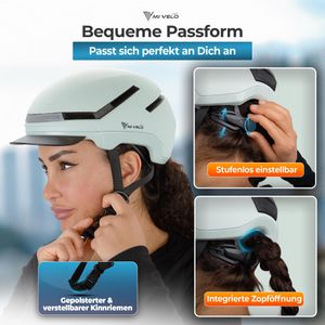 Produktbild für Fahrradhelm Mivelo Nova, für Damen &amp; Herren