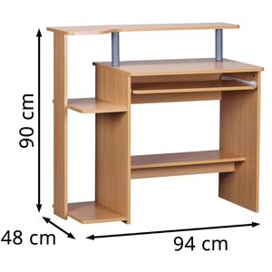 Produktbild für Computertisch Wohnling Dennis, WL1.163