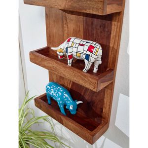 Produktbild für Wandregal Wohnling WL6.532, sheesham