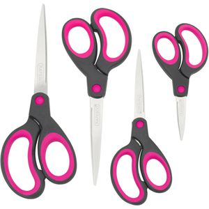 Produktbild für Büroschere RAPESCO 1575 Soft Grip, 4er Set