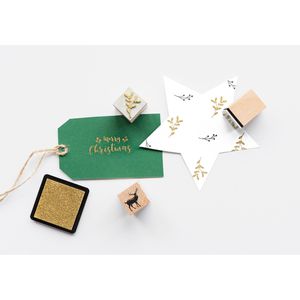 Produktbild für Motivstempel Folia Stempelset Christmas, aus Holz