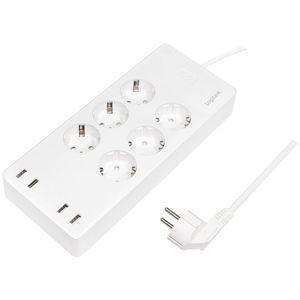 Produktbild für Steckdosenleiste LogiLink SH0105, mit 1,8m Kabel