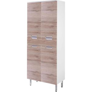 Produktbild für Bad-Hängeschrank Schildmeyer Mars 700863, eiche / weiß