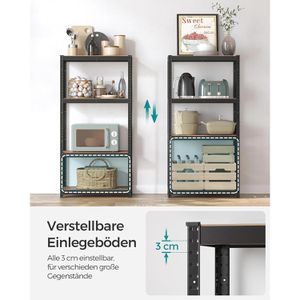 Produktbild für Schwerlastregal Songmics 4 Holzböden