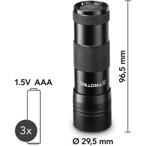 Produktbild für UV-Taschenlampe Trotec 6F, mit LED, 9,7 cm