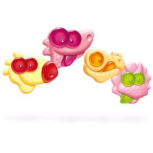 Produktbild für Fruchtgummis Nimm2 Lachgummi YoDinos