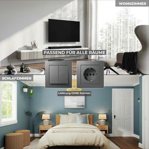 Produktbild für Jalousieschalter McPower Flair 1534767