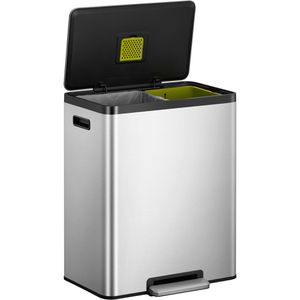 Produktbild für Mülleimer EKO EcoCasa II, VB 913860, matt silber