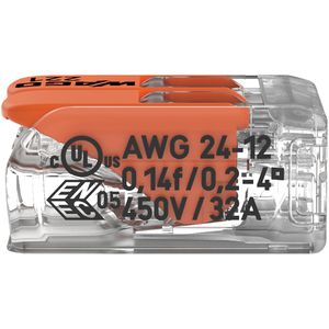 Produktbild für Verbindungsklemme Wago Compact, 221-412, 2 Leiter
