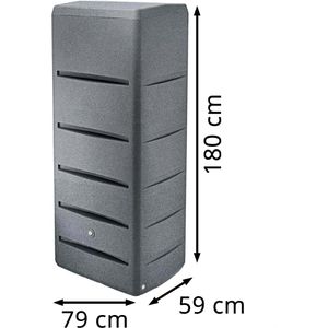 Produktbild für Regentonne Prosperplast Arves Tower, 720 Liter