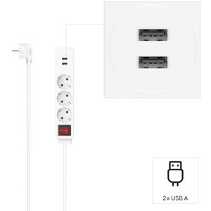 Produktbild für Steckdosenleiste Hama 223181, mit 1,4m Kabel