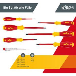 Produktbild für Schraubendreher Wiha SoftFinish electric, 00834, Set
