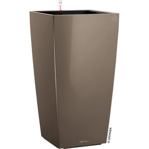 Übertopf Lechuza CUBICO 40, taupe hochglanz, 40 x 76 x 40 cm