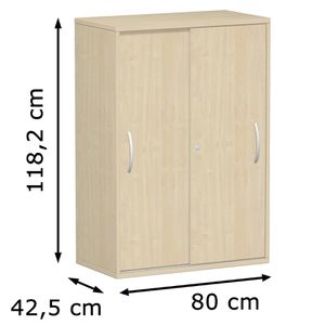 Produktbild für Schiebetürenschrank Geramöbel Flex 383502-AA, abschließbar