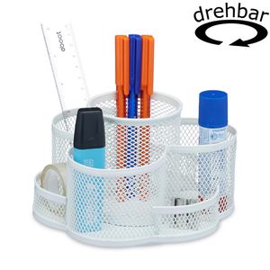 Stiftehalter Relaxdays Mesh Line, drehbar