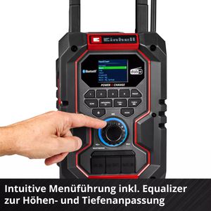 Produktbild für Baustellenradio Einhell TE-CR 18 Li DAB+/FM/BT-Solo, Akku 18V